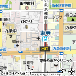 京都府京都市南区西九条川原城町78周辺の地図