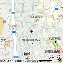 前六商店若松町倉庫周辺の地図