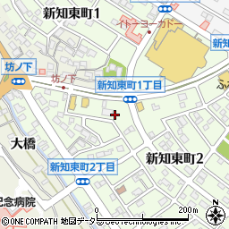 セブンイレブン知多新知東店周辺の地図