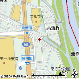 愛知県知多郡東浦町緒川旭17-6周辺の地図