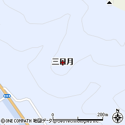 兵庫県佐用町（佐用郡）三日月周辺の地図