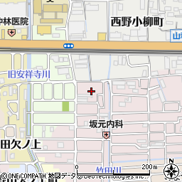京都府京都市山科区西野大鳥井町78-13周辺の地図