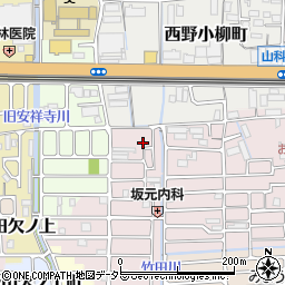京都府京都市山科区西野大鳥井町78-17周辺の地図