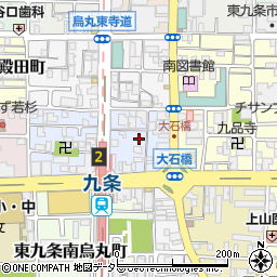 京都府京都市南区東九条烏丸町32周辺の地図
