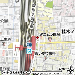 ナイスネイル　京都桂店周辺の地図