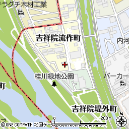 京都府京都市南区吉祥院流作町34-14周辺の地図