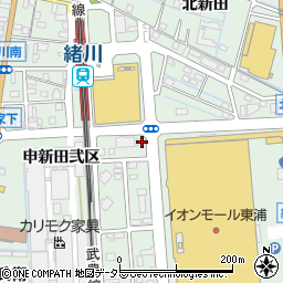 愛知県知多郡東浦町緒川旭7-4周辺の地図