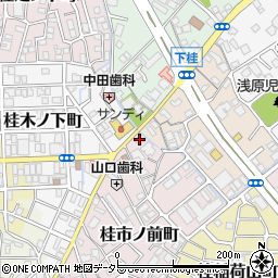 八番館周辺の地図