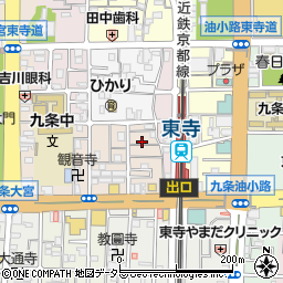 京都府京都市南区西九条川原城町66周辺の地図