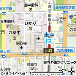 京都府京都市南区西九条川原城町67周辺の地図
