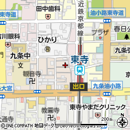 京都府京都市南区西九条川原城町63周辺の地図