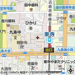 京都府京都市南区西九条川原城町68周辺の地図