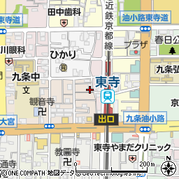 京都府京都市南区西九条川原城町62周辺の地図