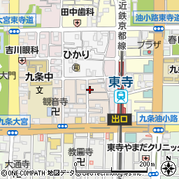 京都府京都市南区西九条川原城町69周辺の地図