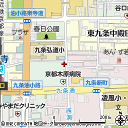 京都府京都市南区西九条春日町11周辺の地図