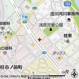 炭火焼肉 牛角 桂川街道店周辺の地図