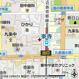 京都府京都市南区西九条川原城町60周辺の地図