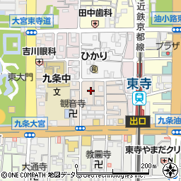 京都府京都市南区西九条川原城町44周辺の地図