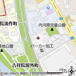 京都府京都市南区吉祥院中河原里西町周辺の地図