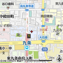 京都府京都市南区東九条烏丸町31周辺の地図