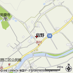 大阪府豊能郡能勢町宿野988-3周辺の地図