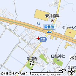 滋賀県甲賀市水口町北脇1360周辺の地図