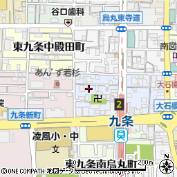 京都府京都市南区東九条烏丸町14周辺の地図