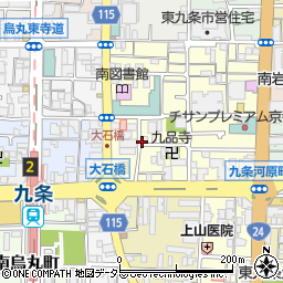 ＊クレマティス京都駅前駐車場周辺の地図