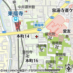 コンセプト東福寺ＫＩＣＨＩパーキング周辺の地図