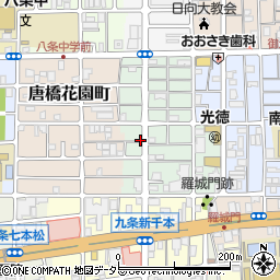 フルーツパーク唐橋高田町駐車場周辺の地図