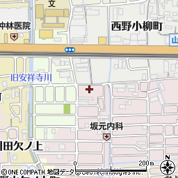 京都府京都市山科区西野大鳥井町78周辺の地図
