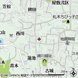 愛知県知多郡東浦町緒川屋敷参区89周辺の地図