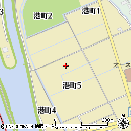 愛知県刈谷市港町周辺の地図