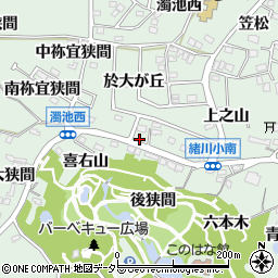 愛知県知多郡東浦町緒川於大が丘163周辺の地図