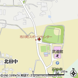 兵庫県神崎郡市川町北田中378-10周辺の地図