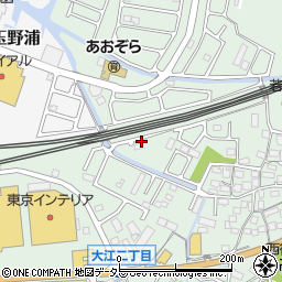 滋賀県大津市大江2丁目4周辺の地図