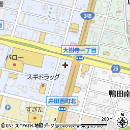 ホンダカーズ愛知県央　大樹寺店周辺の地図
