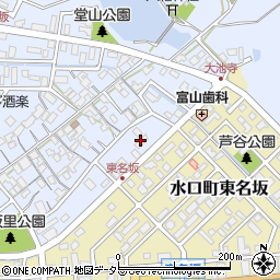 メイプル東名坂周辺の地図