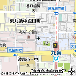 京都府京都市南区東九条烏丸町15周辺の地図