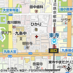 京都府京都市南区西九条川原城町56周辺の地図