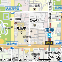 京都府京都市南区西九条川原城町36周辺の地図