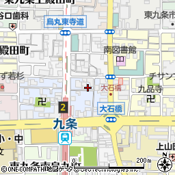 京都府京都市南区東九条烏丸町25周辺の地図