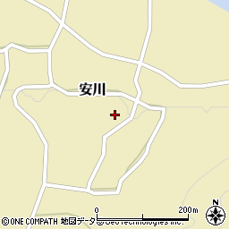 兵庫県佐用郡佐用町安川1075周辺の地図
