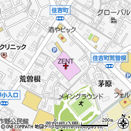 寿がきや安城住吉ゼント店周辺の地図
