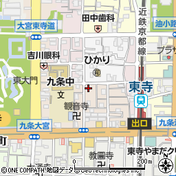 京都府京都市南区西九条川原城町37周辺の地図