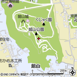 城山公園児童遊園トイレ周辺の地図