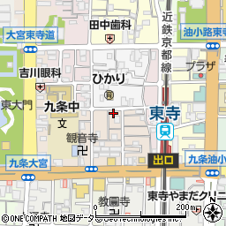 京都府京都市南区西九条川原城町57周辺の地図
