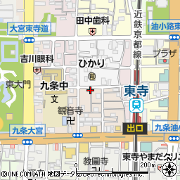 京都府京都市南区西九条川原城町41周辺の地図