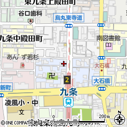 京都府京都市南区東九条烏丸町21周辺の地図