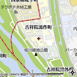 京都府京都市南区吉祥院流作町34-10周辺の地図